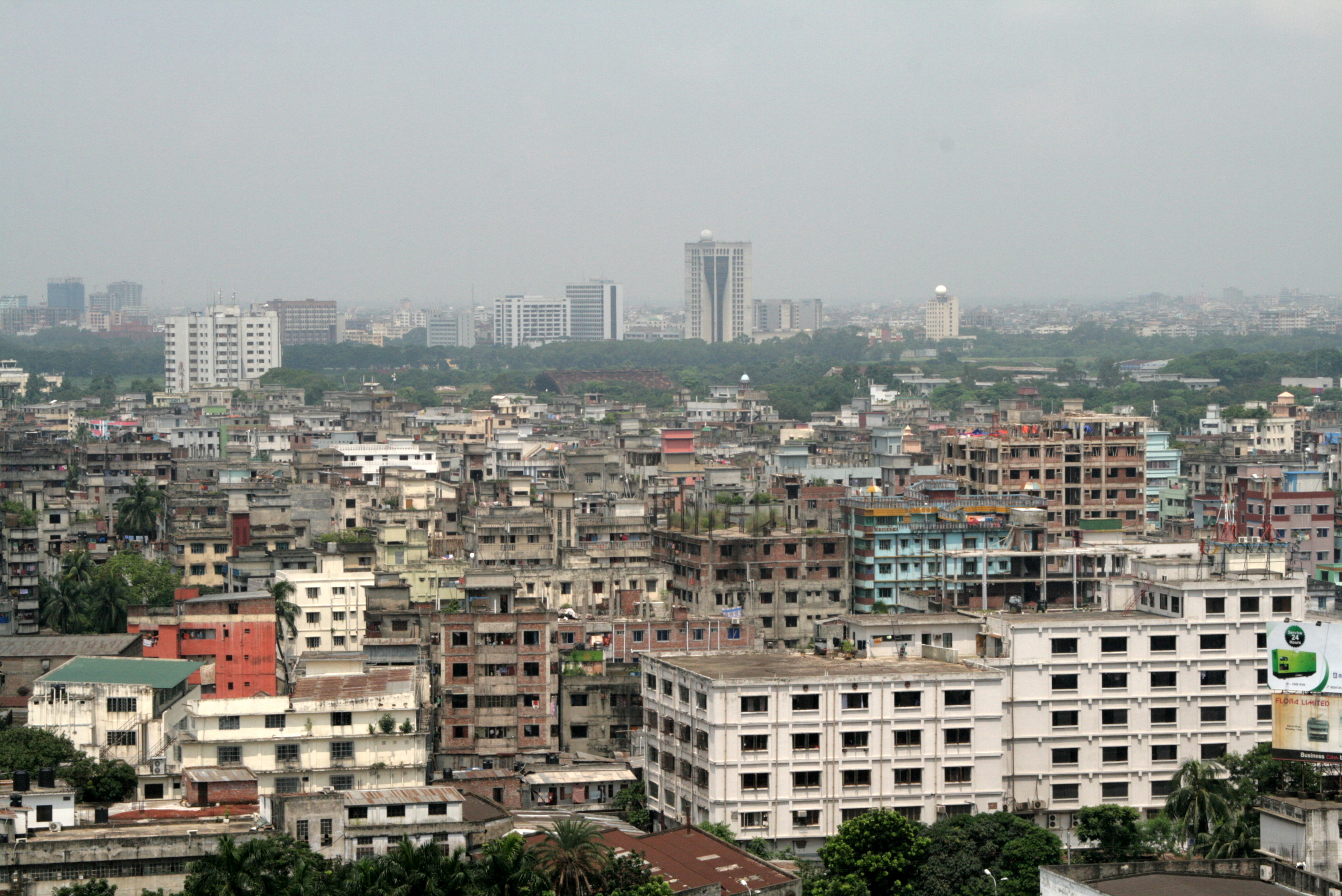 A view of the Dhaka city skyline. Photo: Amyn Saleh