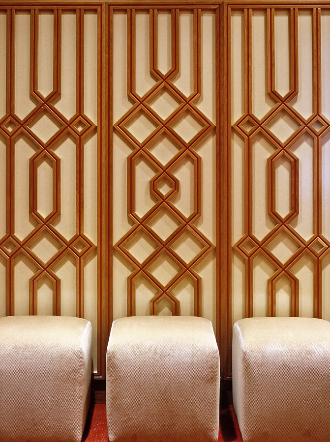 Geometric patterns inspired by the traditions of Islam are repeated in interior decor. Photo: Gary Otte