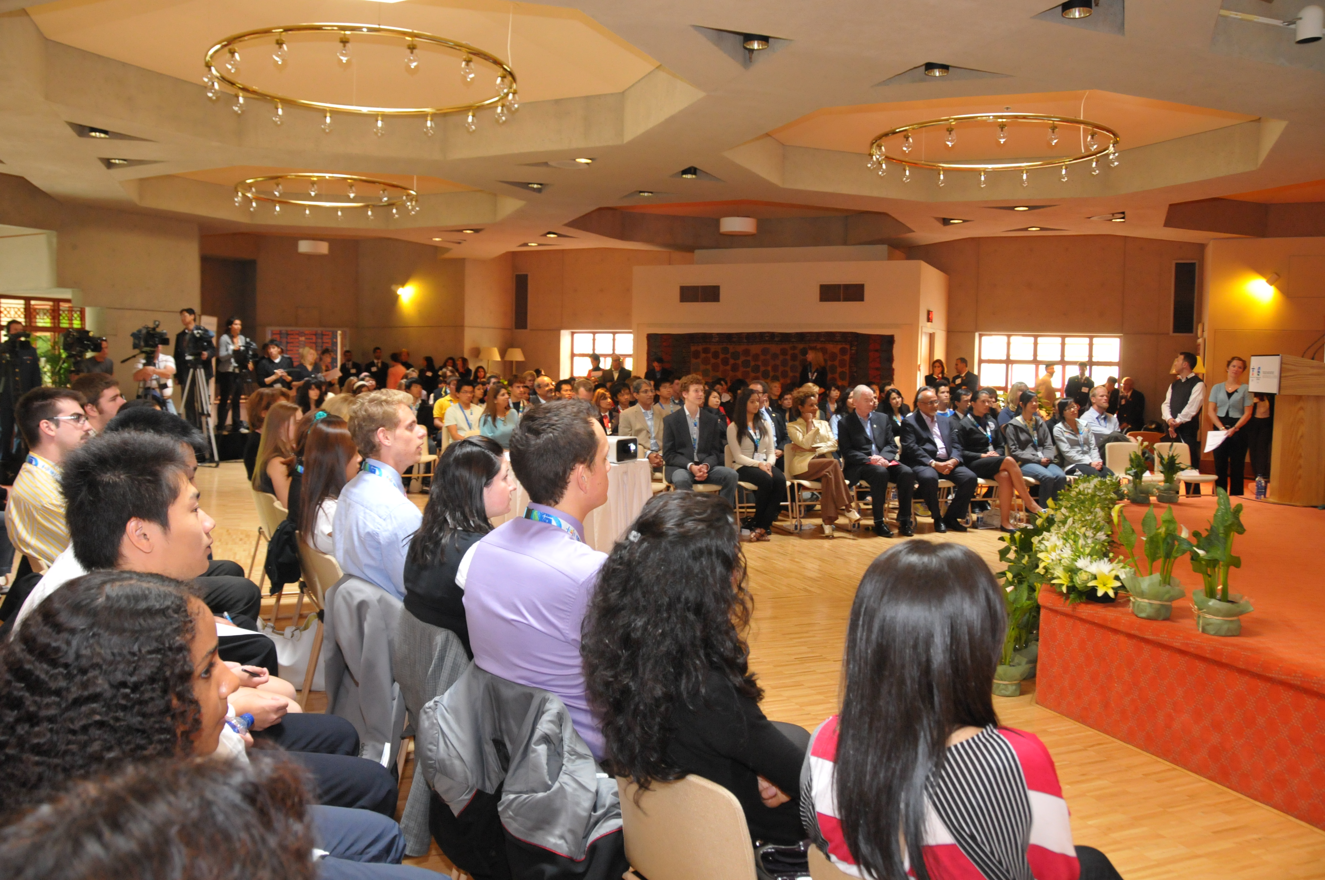 Some 200 BC youth participated in the Olympic Truce Dialogue at the Ismaili Centre, Burnaby. Photo: Aziz Ladha