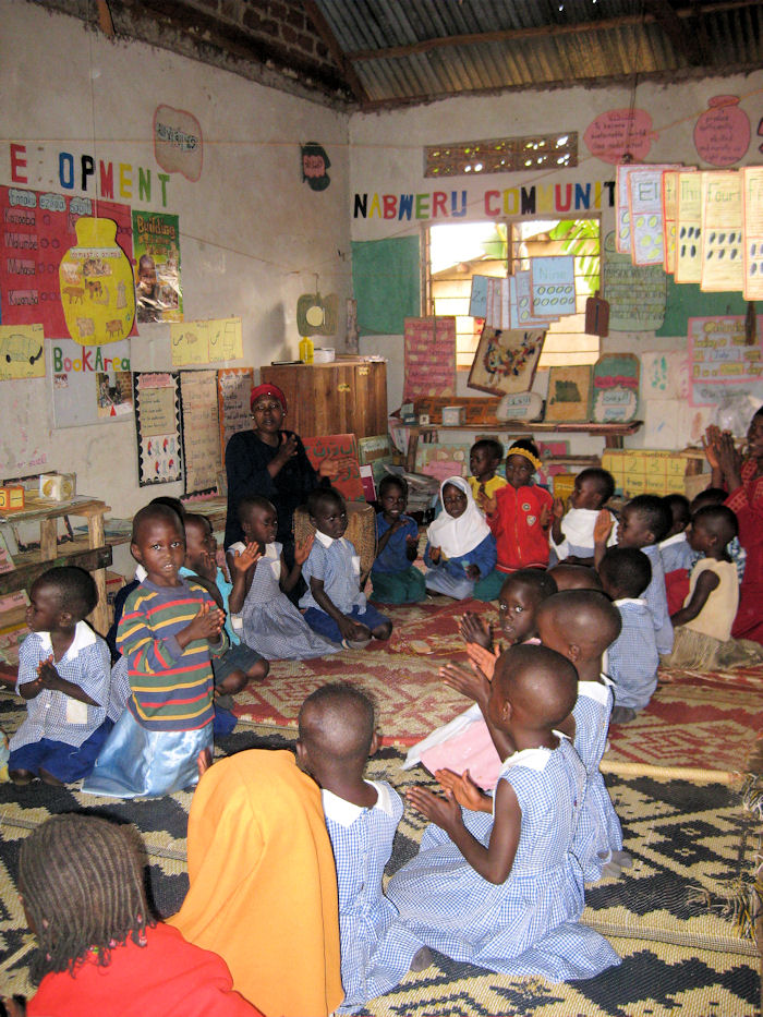 A typical classroom at a Madrasa Programme school. Photo: Courtesy of Shamim Murji