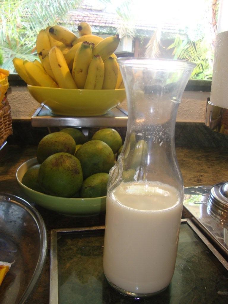 After a good night's rest, your body needs fuel to kick-start the day. Milk and fruit are great choices!. Photo: Nazma Lakhani