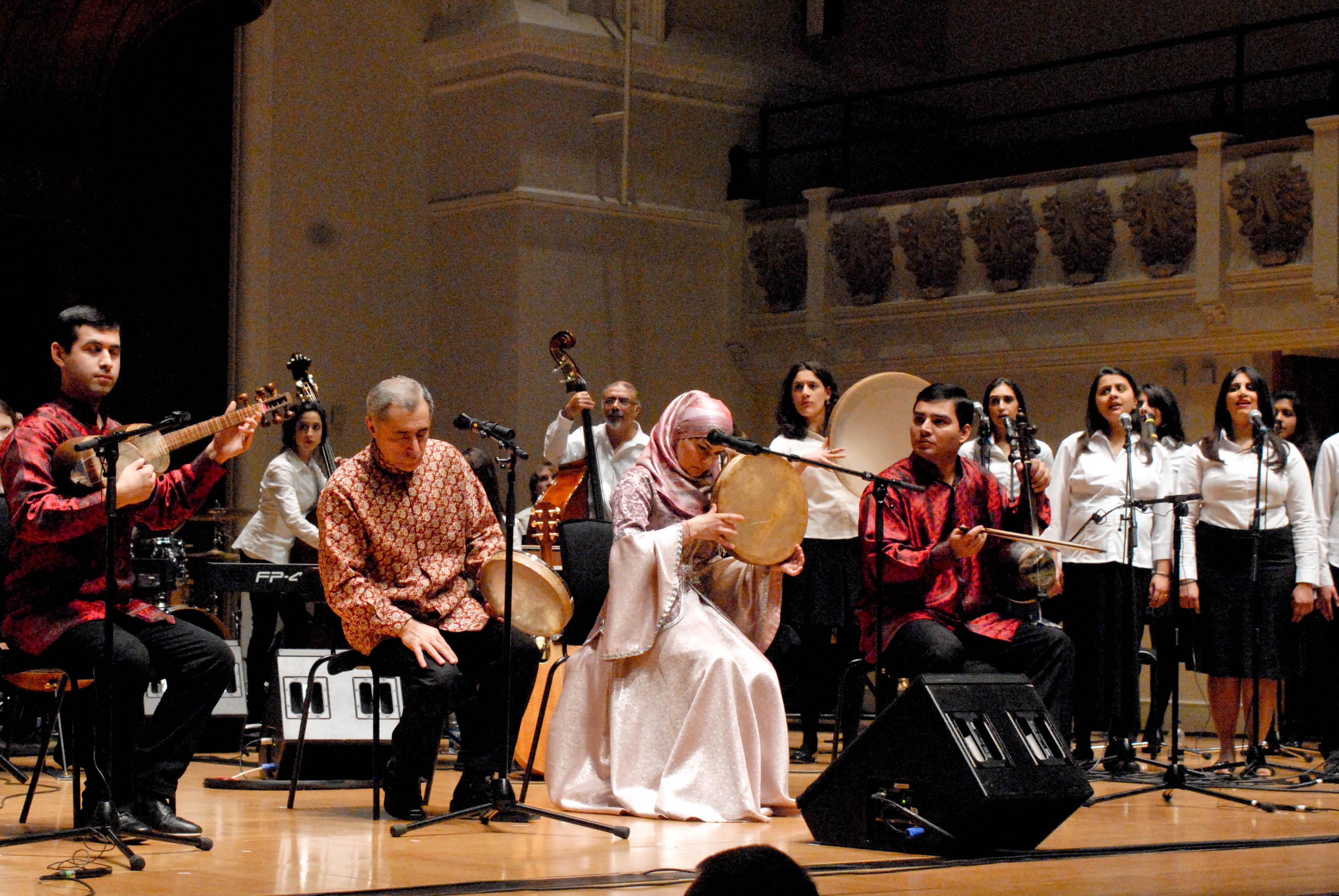 The Ismaili Community Ensemble in performance at Cadogan Hall, London, home of the Royal Philharmonic. Photo: Courtesy of The Ismaili UK