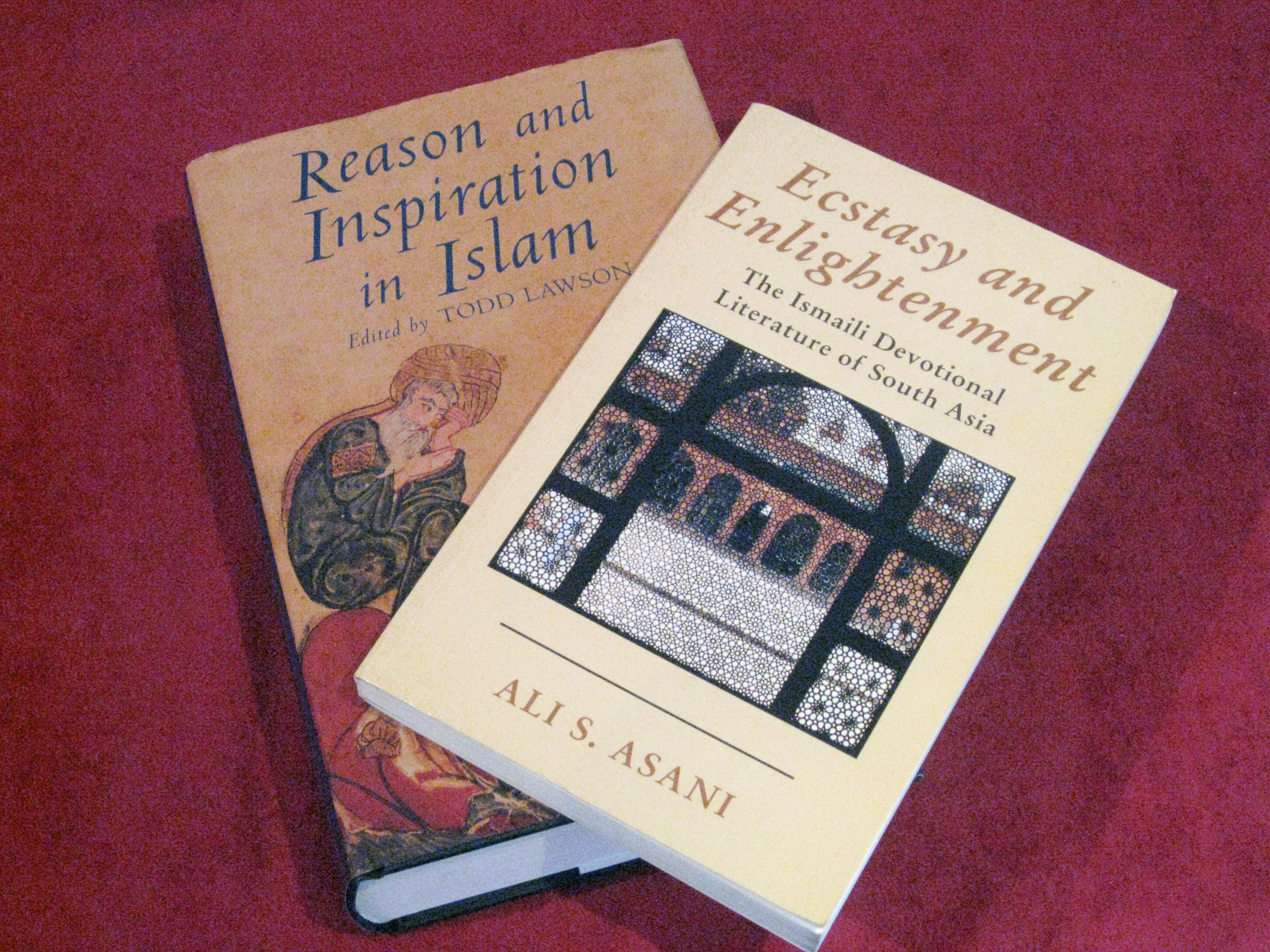 The Institute of Ismaili Studies publications provide a good source of reading materials on Nizari Ismailism for Professor Asani's course. Photo: Shenila Khoja-Moolji