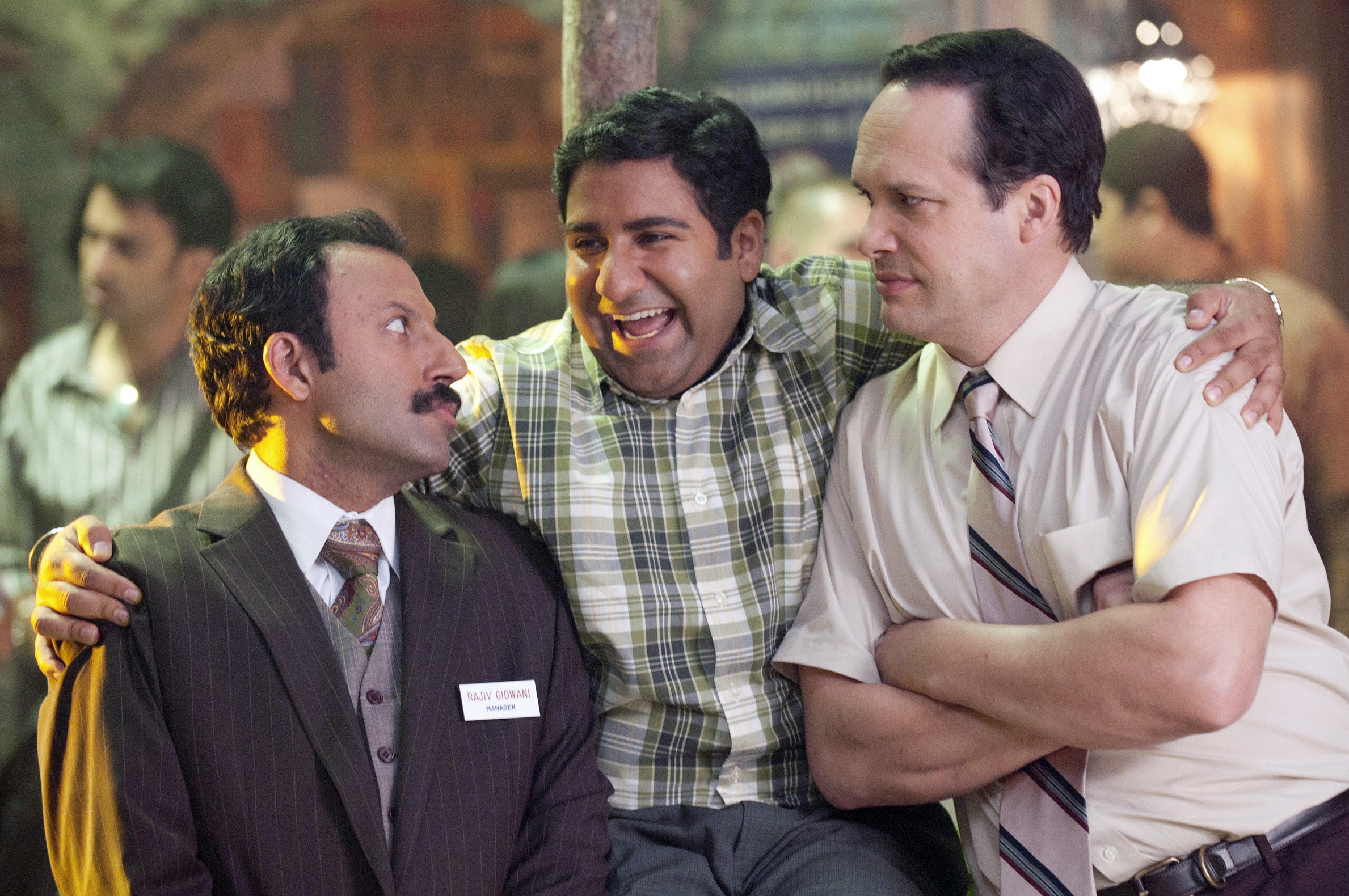 “Outsourced” is the first American sitcom to feature a primarily South Asian cast, one of whom is Ismaili actor Rizwan Manji. Photo: Chris Haston/NBC