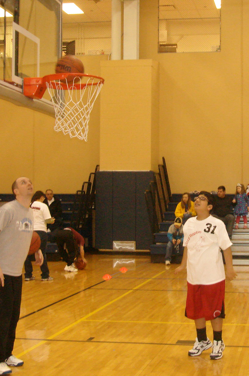 Asad participating in an individual skills event at the State Special Olympics. Photo: Samina Jiwani