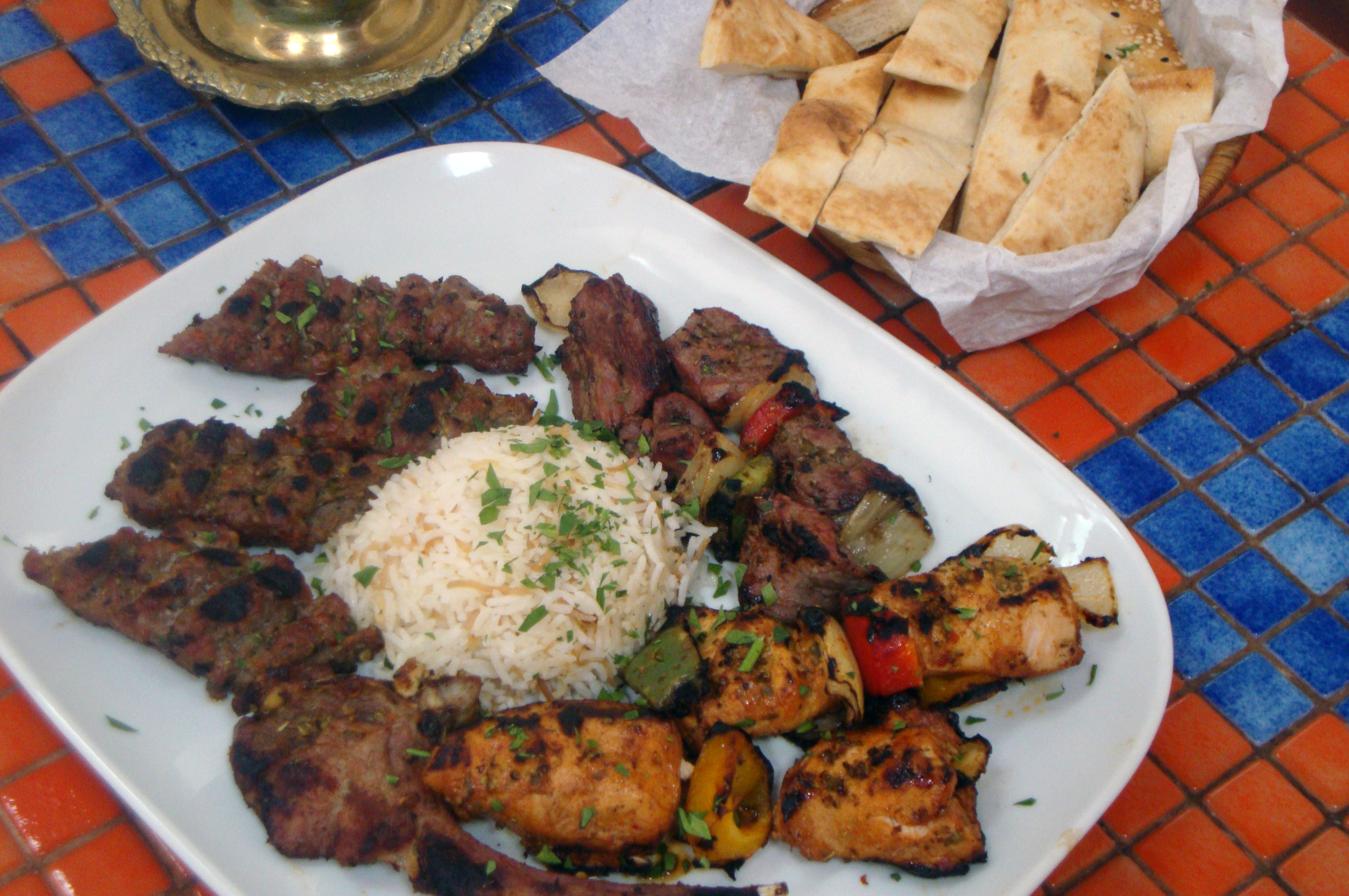 Grill lean meats and serve with salad and unbuttered naan. Photo: Nazma Lakhani