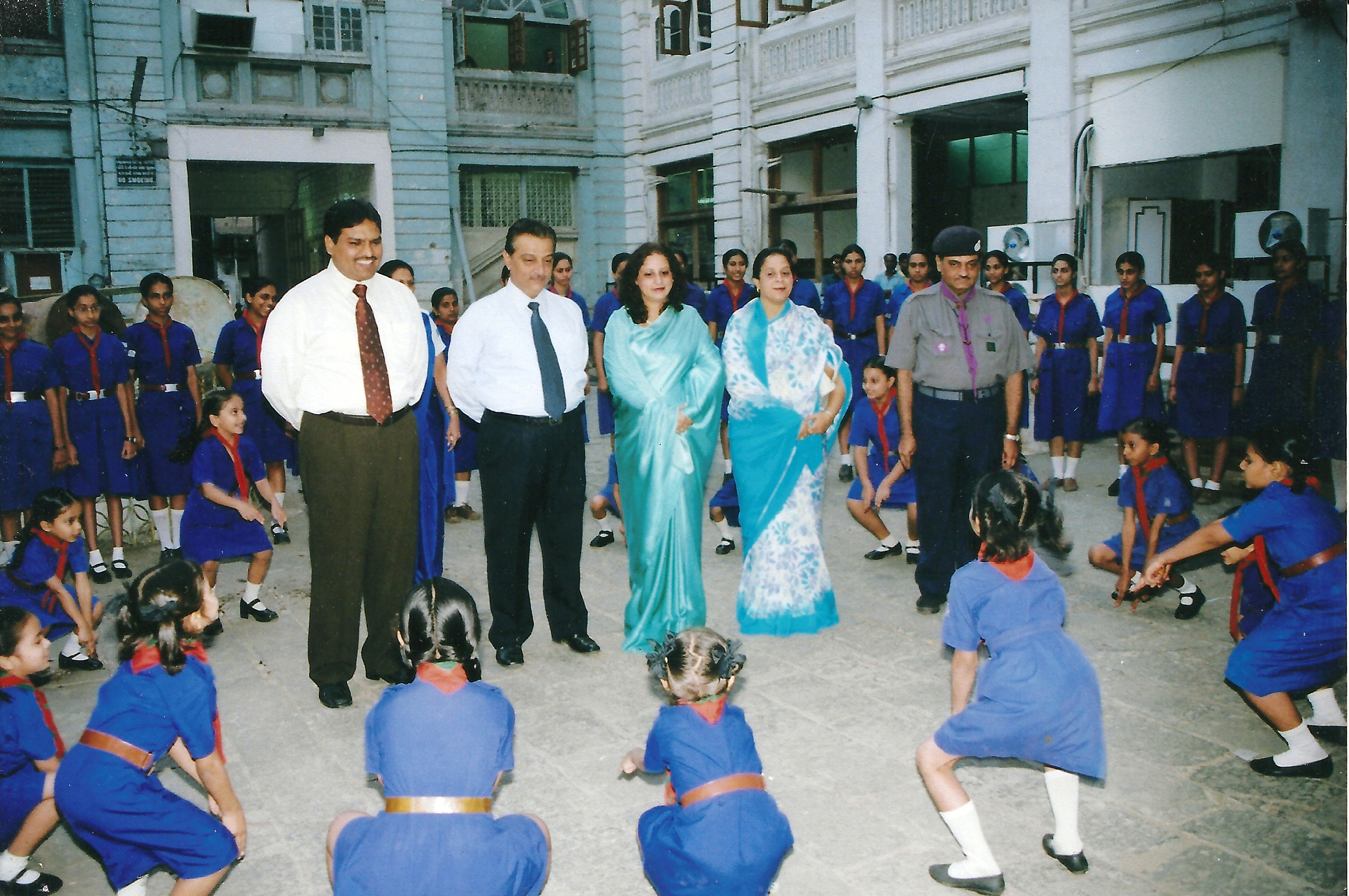 Receiving a salute at the inaugural ceremony marking the Diamond Jubilee of the Darkhana Guides Group. Photo: Courtesy of Karim Moledina