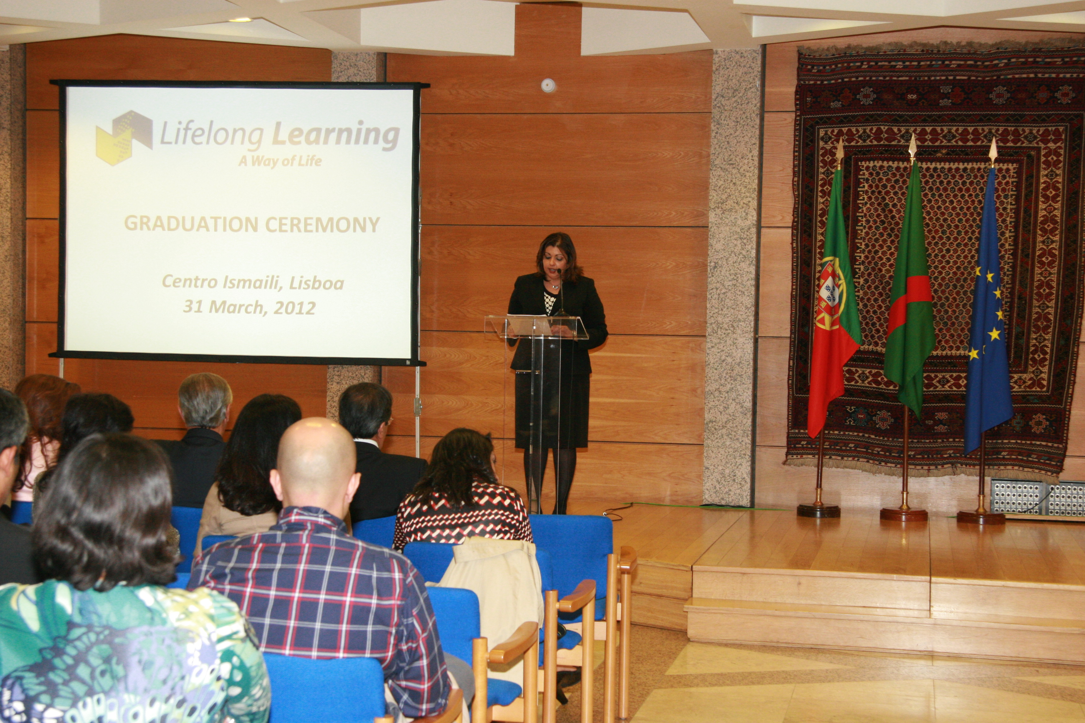 Safira Firozali, member of the Ismaili Council for Portugal responsible for the Lifelong Learning and Step-by-Step programme. Photo: Phirbhai