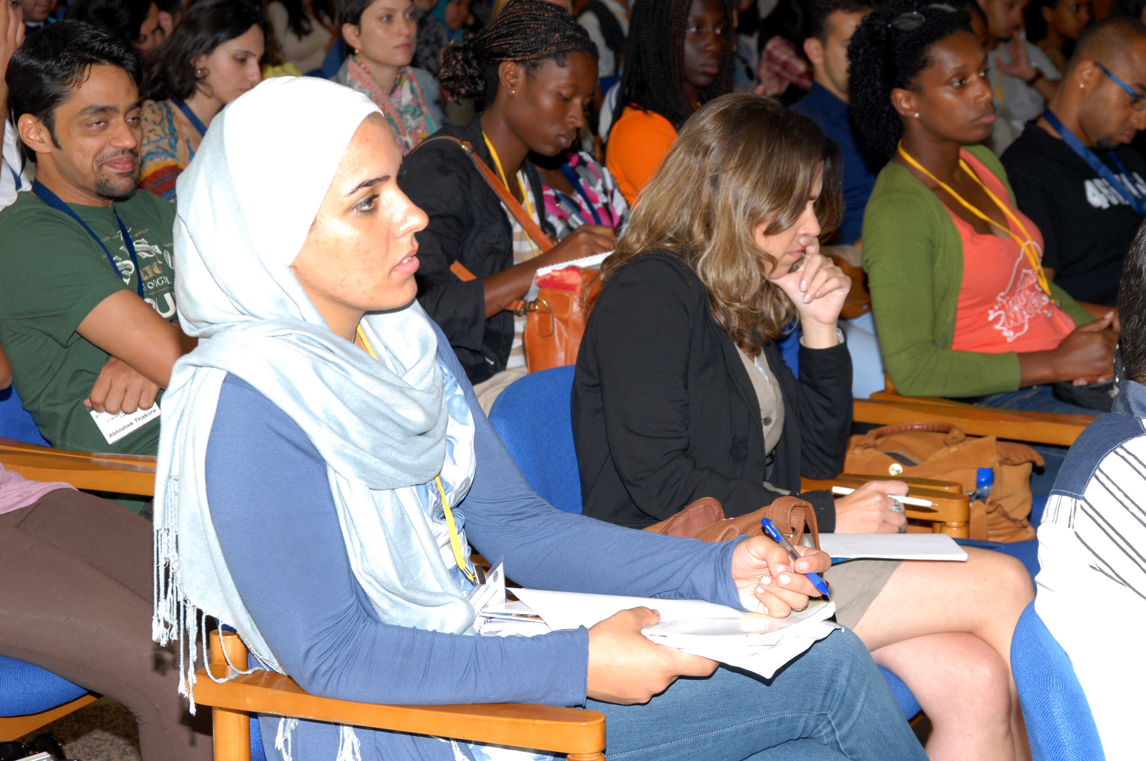 Alliance of Civilizations Summer School participants take in a lecture at the Ismaili Centre, Lisbon. Photo: Courtesy of the Ismaili Council for Portugal