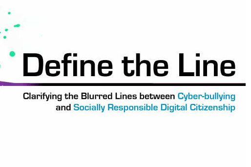 Define the Line, a website launched by Shaheen Shariff, teaches people of all ages how to stay safe online and to prevent cyber-bullying. Copyright: Define the Line