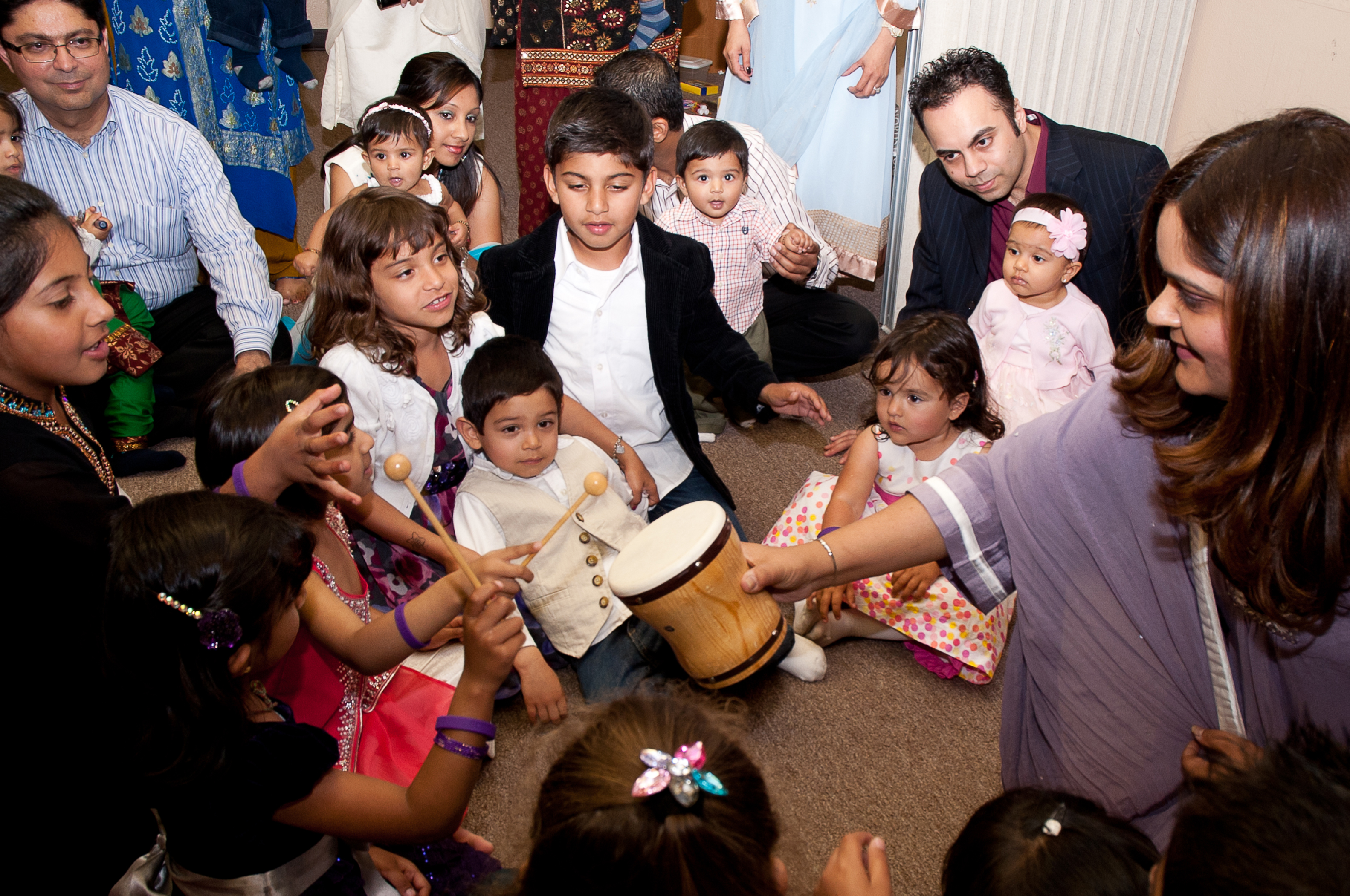 Children and parents take part in activities during the Los Angeles ECDC Week of the Young Child held in April 2012. Photo: Shams Soomar