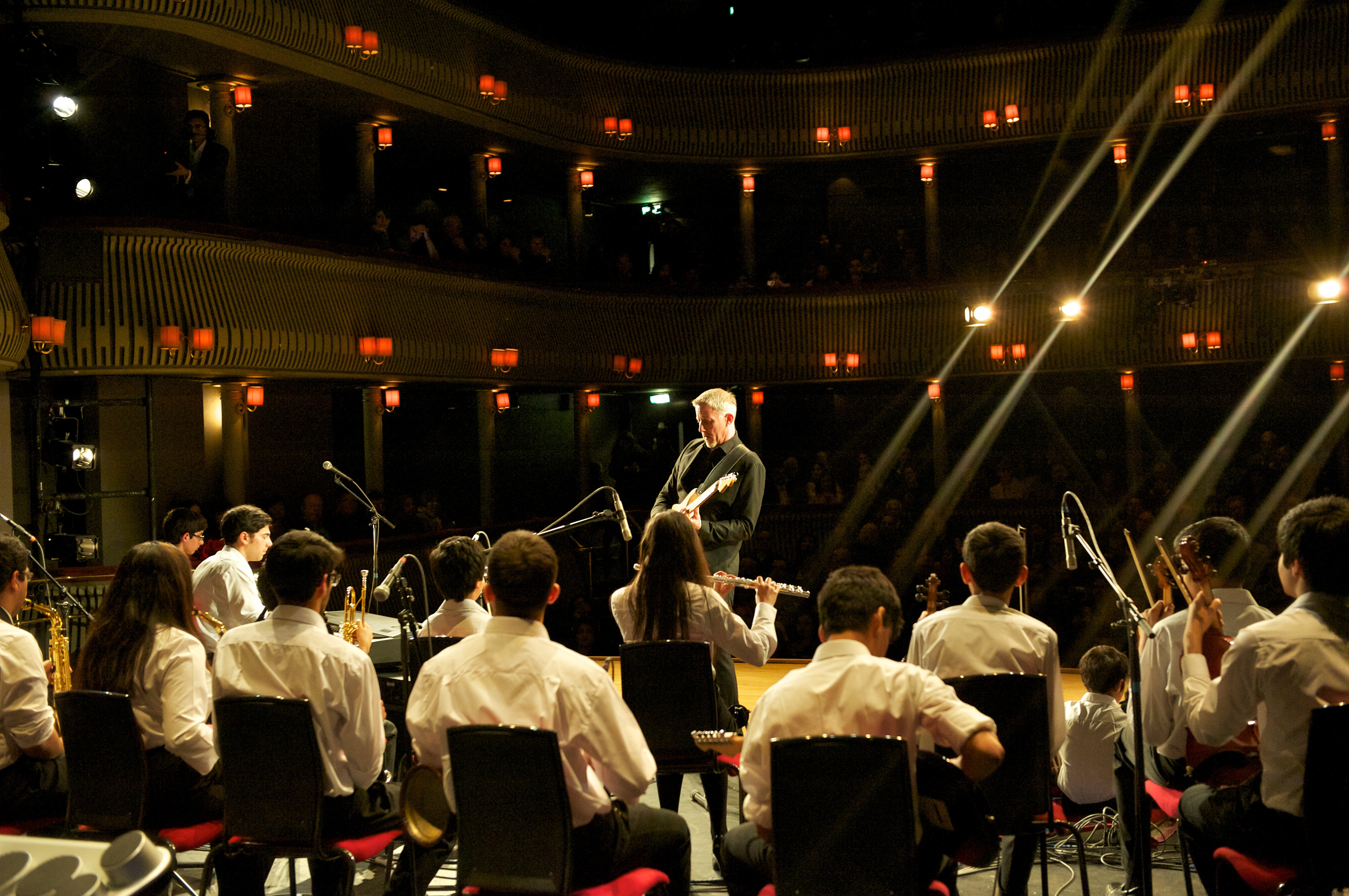 Performing at the auditorium of the Britten Theatre at The Royal College of Music, the Ismaili Community Ensemble captured the imaginations of hundreds in the audience. Photo: Naveed Osman