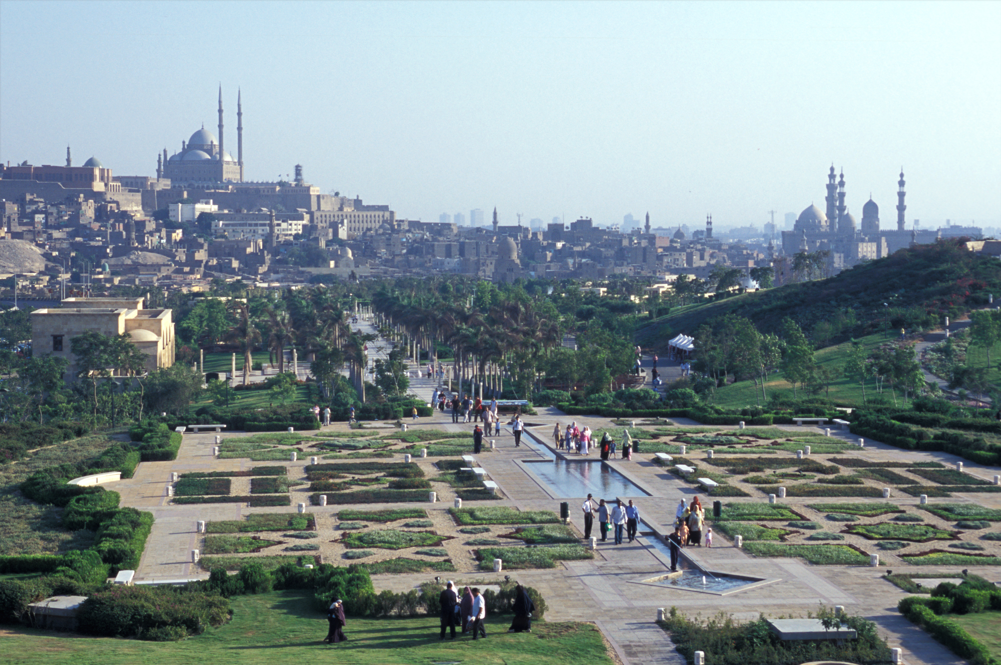 It is hard to believe that the 74-acre Al-Azhar Park was a garbage dump for over 500 years. In addition to transforming it into a beautiful green space that showcases some of the oldest monuments of Islamic Cairo, the Aga Khan Trust for Culture Historic Cities Programme has leveraged it to rehabilitate surrounding neighbourhoods, and to provide economic and social benefits to the communities that live there. Photo: AKDN / Gary Otte