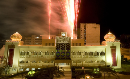 Fireworks at Maputo Jamatkhana. Photo: Ismaili Council for Mozambique