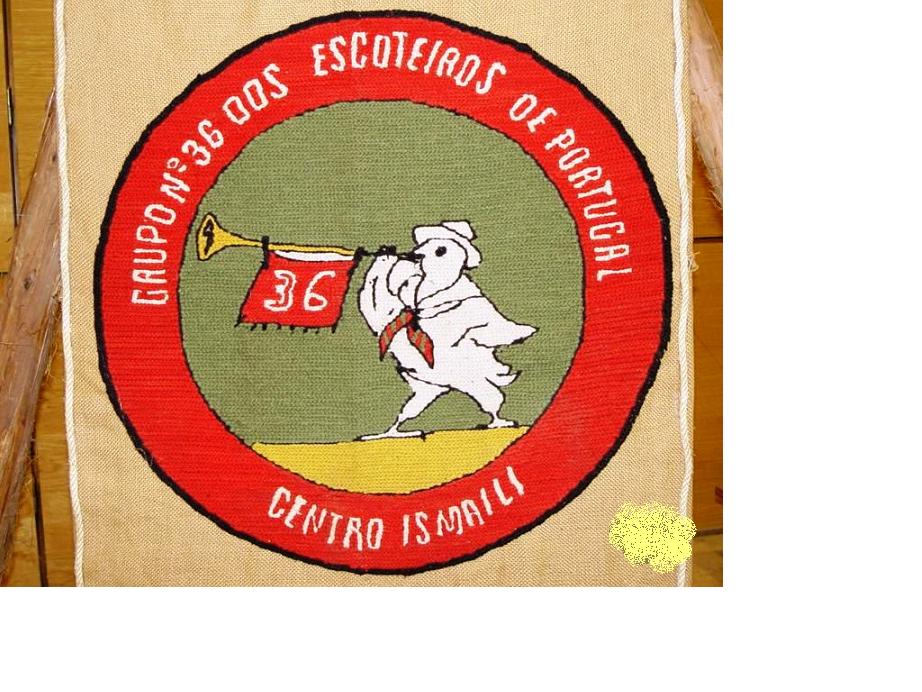 Emblem of the Scout Movement in Portugal. Photo: Courtesy of Ismaili Council for Portugal